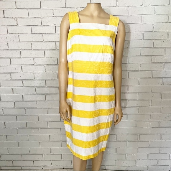 Ann Taylor Dresses & Skirts - Ann Taylor Women’s Yellow and White‎ Striped Dress